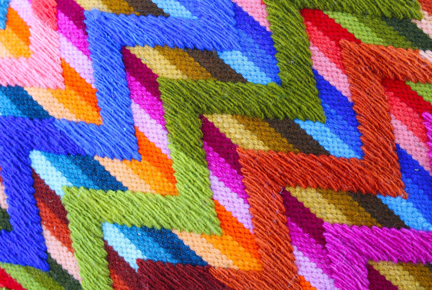 Kissen "Siete Colores" 45x45 aus Peru